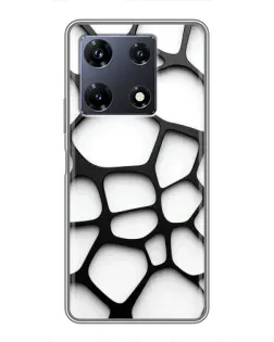 Чехол для Infinix Note 30 Pro с картинкой «Белая объемная сетка» Чехол для Infinix Note 30 Pro с картинкой «Белая объемная сетка»