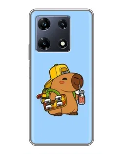 Чехол для Infinix Note 30 Pro с картинкой «Капибара на скейте» Чехол для Infinix Note 30 Pro с картинкой «Капибара на скейте»