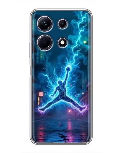 Чохол для Infinix Note 30 з картинкою «Jordan Gold Jumpman»