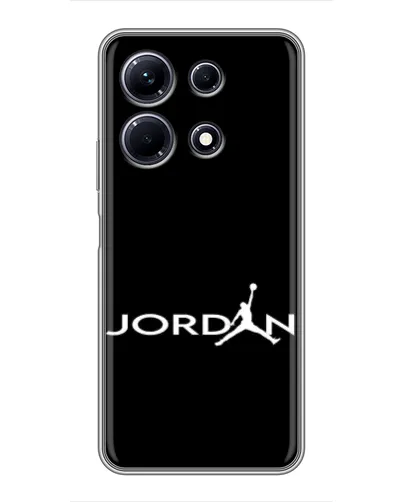 Чохол для Infinix Note 30 з картинкою «Jordan White Logo»