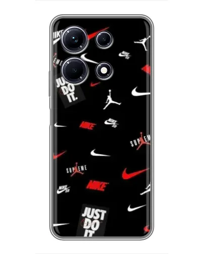 Чохол для Infinix Note 30 з картинкою «Nike Mix Pattern»