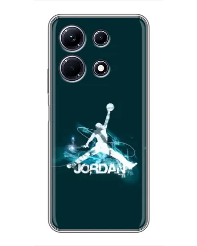 Чохол для Infinix Note 30 з картинкою «Jordan Blue Fire»