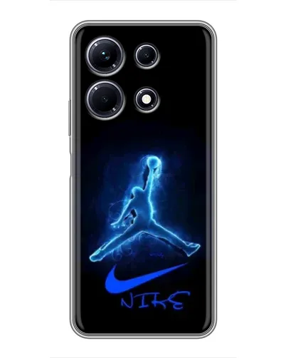 Чохол для Infinix Note 30 з картинкою «Jordan Neon Blue»