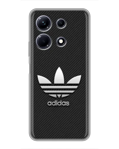Чохол для Infinix Note 30 з картинкою «Adidas Карбонова текстура»