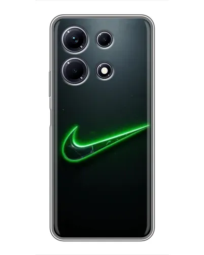 Чохол для Infinix Note 30 з картинкою «Неоновий контур Nike» Чохол для Infinix Note 30 з картинкою «Неоновий контур Nike»
