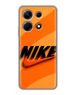 Чохол для Infinix Note 30 з картинкою «Помаранчевий драйв Nike» Чохол для Infinix Note 30 з картинкою «Помаранчевий драйв Nike»