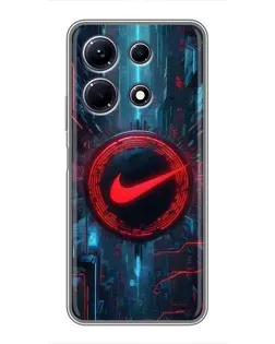 Чохол для Infinix Note 30 з картинкою «Техногенний стиль Nike» Чохол для Infinix Note 30 з картинкою «Техногенний стиль Nike»