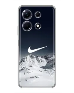 Чохол для Infinix Note 30 з картинкою «Nike — зимові гори» Чохол для Infinix Note 30 з картинкою «Nike — зимові гори»