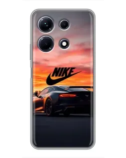 Чохол для Infinix Note 30 з картинкою «Nike та суперкар» Чохол для Infinix Note 30 з картинкою «Nike та суперкар»