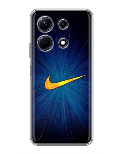 Чохол для Infinix Note 30 з картинкою «Синій пульс Nike» Чохол для Infinix Note 30 з картинкою «Синій пульс Nike»