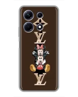 Чохол для Infinix Note 30 з картинкою «LV та Міккі Маус»