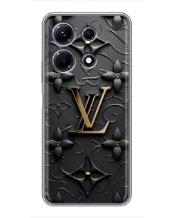 Чохол для Infinix Note 30 з картинкою «Шкіряна текстура LV»