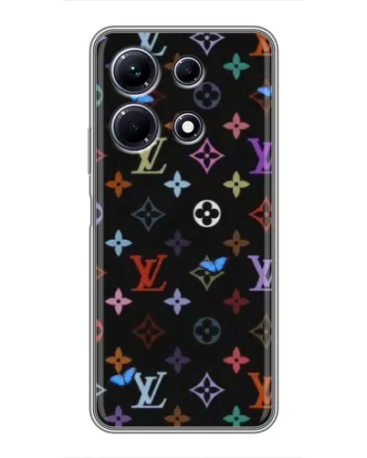 Чохол для Infinix Note 30 з картинкою «Кольорова монограма LV» Чохол для Infinix Note 30 з картинкою «Кольорова монограма LV»