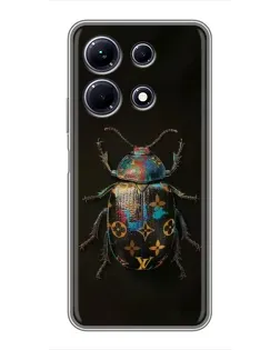 Чохол для Infinix Note 30 з картинкою «LV — мармуровий принт»