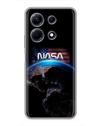 Чехол для Infinix Note 30 с картинкой «Земля из космоса NASA»