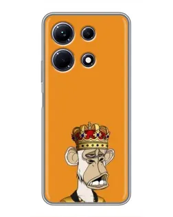 Чохол для Infinix Note 30 з картинкою «Золота мавпа Bored Ape»