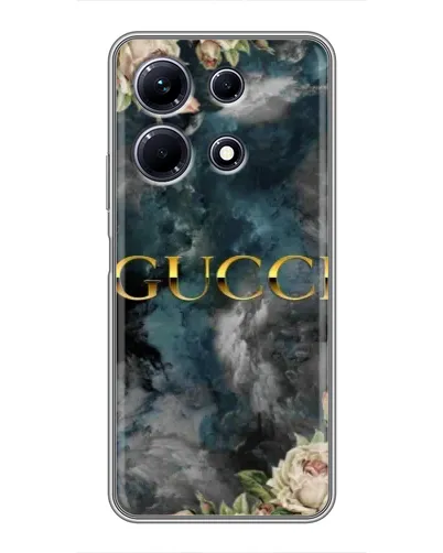 Чохол для Infinix Note 30 з картинкою «Абстрактні квіти Gucci» Чохол для Infinix Note 30 з картинкою «Абстрактні квіти Gucci»