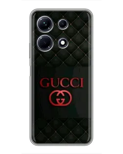 Чохол для Infinix Note 30 з картинкою «Gucci — стьобаний чорний»