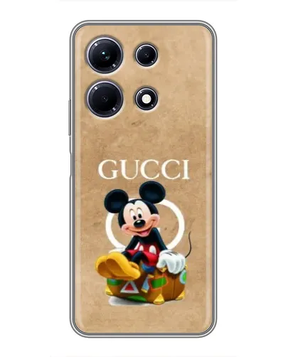 Чохол для Infinix Note 30 з картинкою «Міккі Маус Gucci — крафт» Чохол для Infinix Note 30 з картинкою «Міккі Маус Gucci — крафт»