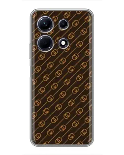 Чохол для Infinix Note 30 з картинкою «Gucci — золоті діагоналі»