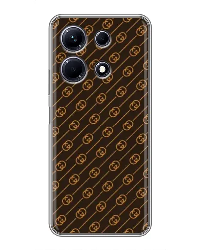 Чохол для Infinix Note 30 з картинкою «Gucci — золоті діагоналі» Чохол для Infinix Note 30 з картинкою «Gucci — золоті діагоналі»
