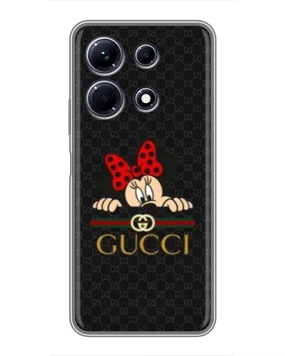 Чохол для Infinix Note 30 з картинкою «Мінні Маус Gucci — чорний» Чохол для Infinix Note 30 з картинкою «Мінні Маус Gucci — чорний»