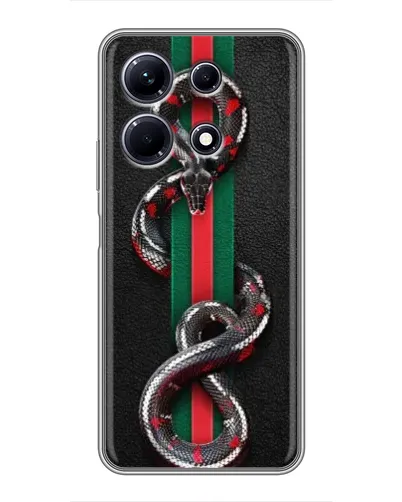 Чохол для Infinix Note 30 з картинкою «Gucci — змія на смузі» Чохол для Infinix Note 30 з картинкою «Gucci — змія на смузі»