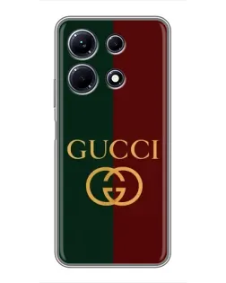 Чохол для Infinix Note 30 з картинкою «Gucci — темно-зелений градієнт»