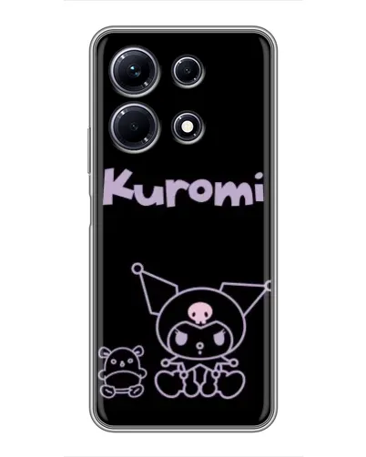 Чохол для Infinix Note 30 з картинкою «Kuromi — чорний мінімалізм»