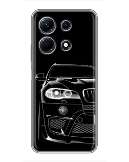 Чохол для Infinix Note 30 з картинкою «Темний силует BMW»