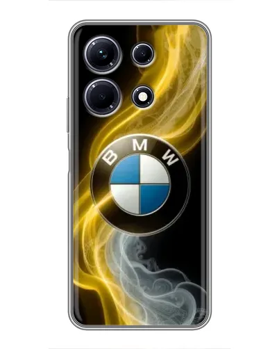 Чохол для Infinix Note 30 з картинкою «Золотистий дим BMW» Чохол для Infinix Note 30 з картинкою «Золотистий дим BMW»