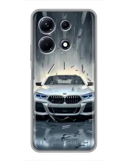 Чохол для Infinix Note 30 з картинкою «BMW у світлі фар»