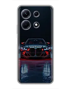 Чохол для Infinix Note 30 з картинкою «BMW на мокрій дорозі»
