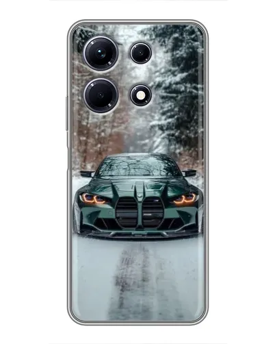 Чохол для Infinix Note 30 з картинкою «BMW у зимовому лісі» Чохол для Infinix Note 30 з картинкою «BMW у зимовому лісі»