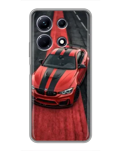 Чохол для Infinix Note 30 з картинкою «BMW на червоній доріжці» Чохол для Infinix Note 30 з картинкою «BMW на червоній доріжці»