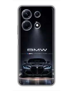 Чохол для Infinix Note 30 з картинкою «BMW крізь нічне місто»