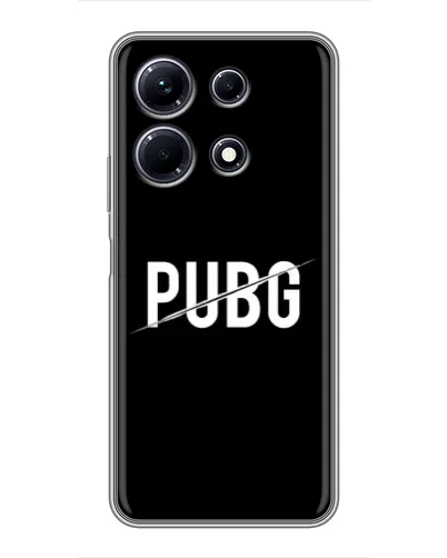 Чохол для Infinix Note 30 з картинкою «PUBG — білий логотип» Чохол для Infinix Note 30 з картинкою «PUBG — білий логотип»