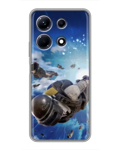 Чохол для Infinix Note 30 з картинкою «Десант PUBG — стрибок» Чохол для Infinix Note 30 з картинкою «Десант PUBG — стрибок»