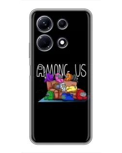 Чохол для Infinix Note 30 з картинкою «Логотип Among Us» Чохол для Infinix Note 30 з картинкою «Логотип Among Us»