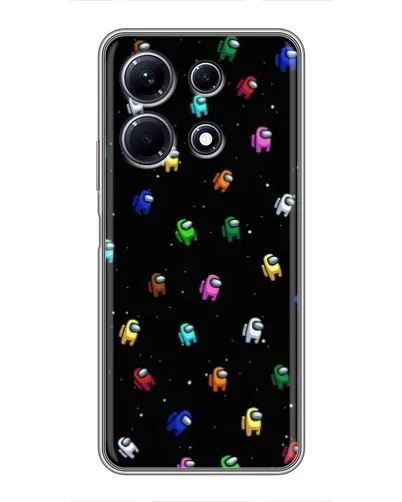 Чохол для Infinix Note 30 з картинкою «Екіпаж Among Us»