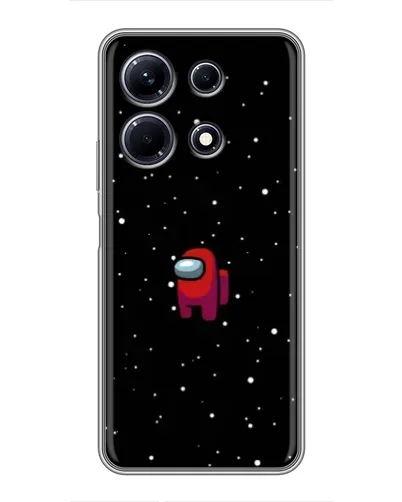 Чохол для Infinix Note 30 з картинкою «Червоний Among Us»