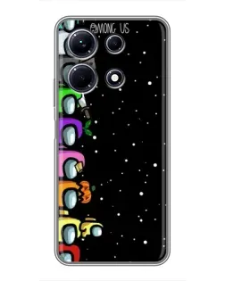 Чохол для Infinix Note 30 з картинкою «Команда Among Us» Чохол для Infinix Note 30 з картинкою «Команда Among Us»
