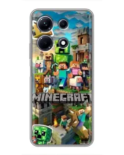Чохол для Infinix Note 30 з картинкою «Замок Minecraft» Чохол для Infinix Note 30 з картинкою «Замок Minecraft»