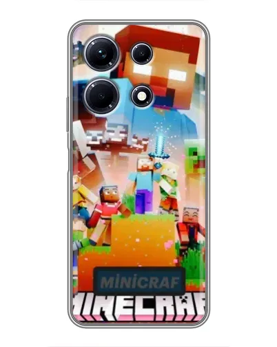 Чохол для Infinix Note 30 з картинкою «Minecraft герої гри» Чохол для Infinix Note 30 з картинкою «Minecraft герої гри»