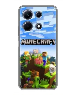 Чохол для Infinix Note 30 з картинкою «Minecraft класичний світ» Чохол для Infinix Note 30 з картинкою «Minecraft класичний світ»