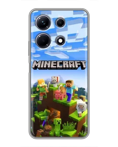 Чохол для Infinix Note 30 з картинкою «Minecraft класичний світ» Чохол для Infinix Note 30 з картинкою «Minecraft класичний світ»