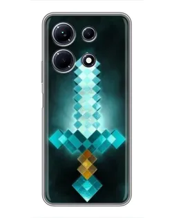 Чохол для Infinix Note 30 з картинкою «Алмазний меч неон» Чохол для Infinix Note 30 з картинкою «Алмазний меч неон»