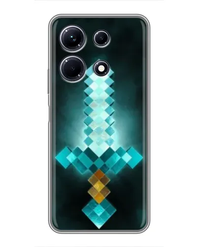 Чохол для Infinix Note 30 з картинкою «Алмазний меч неон» Чохол для Infinix Note 30 з картинкою «Алмазний меч неон»