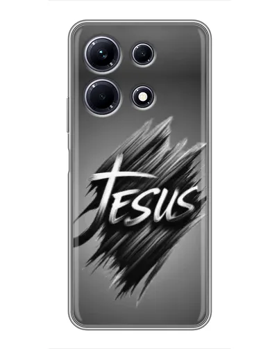 Чехол для Infinix Note 30 с картинкой «Надпись Jesus Graffiti»
