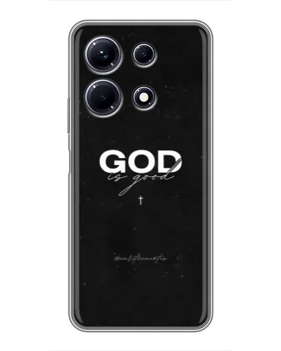 Чехол для Infinix Note 30 с картинкой «GOD — Бог над всем»